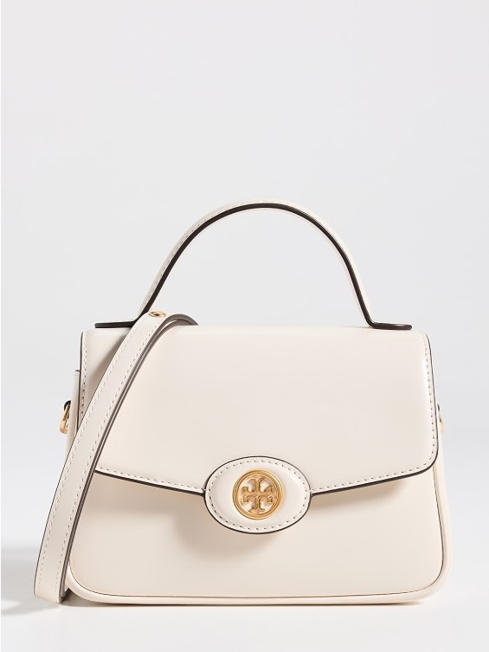 Tory Burch Small Robinson Spazzolato Top Handle Bag